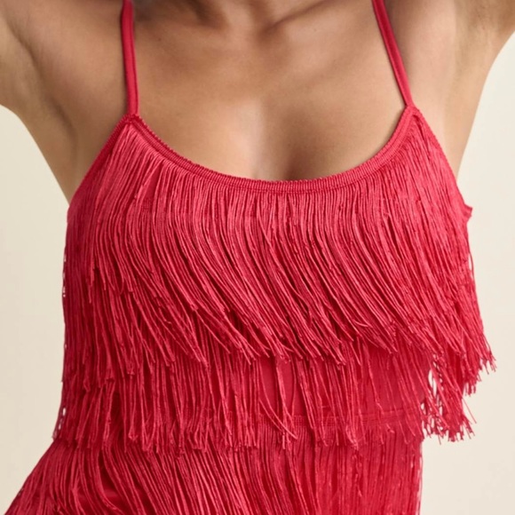 Tired Fringe mini Dress - Picture 4 of 7